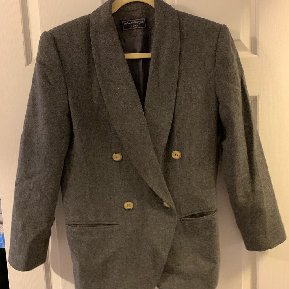 Norton McNaughton Petites blazer 100% wool jacket
